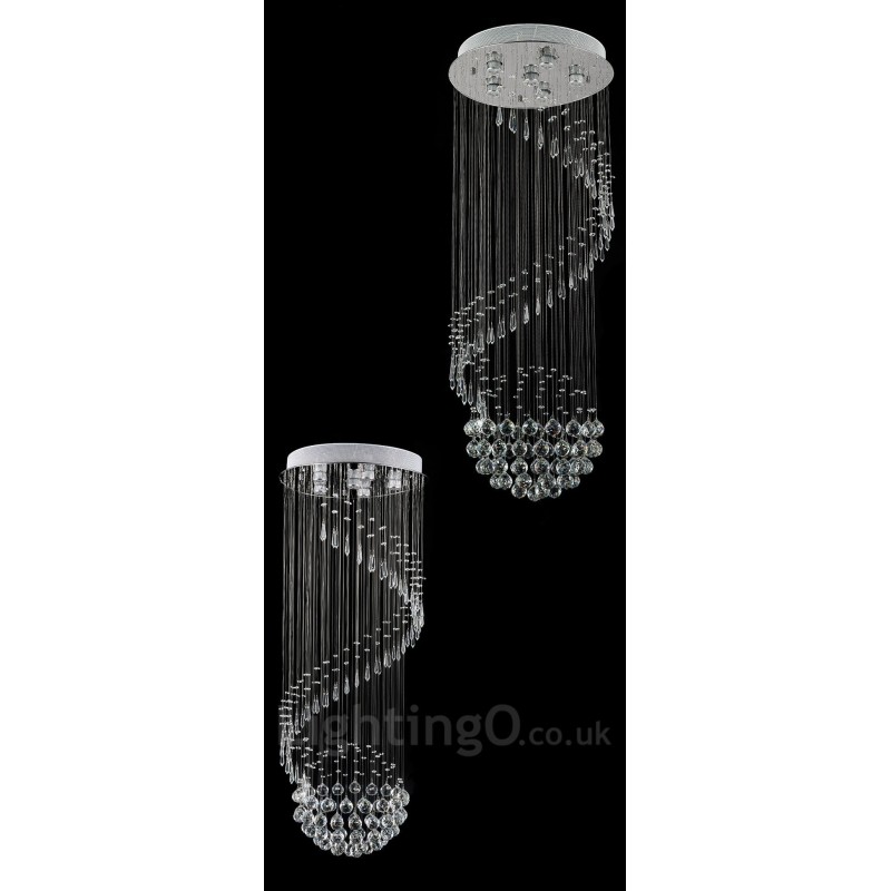 6 ライト モダン クリスタル 天井ペンダント ライト 屋内 シャンデリア 照明 ランプ 器具