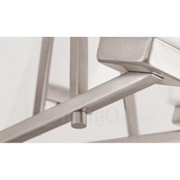 4 ライト クローム ペンダント ライト 屋内 モダン シャンデリア ホーム 吊り下げ照明 ランプ 器具 ガラス シェード付き