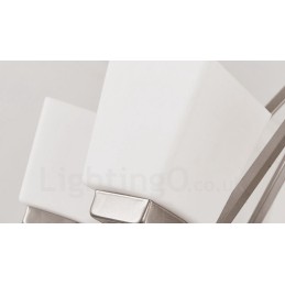 4 ライト クローム ペンダント ライト 屋内 モダン シャンデリア ホーム 吊り下げ照明 ランプ 器具 ガラス シェード付き