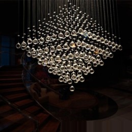 9 ライト モダン K9 クリスタル 天井ペンダント ライト 屋内 シャンデリア 照明 ランプ 器具