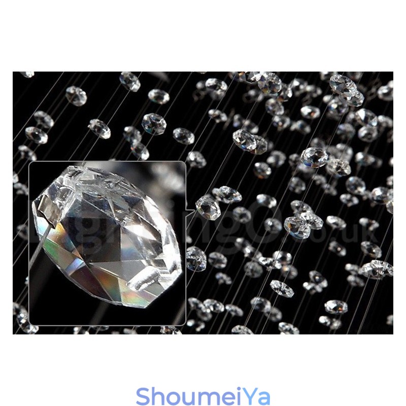 5 ライト モダン K9 クリスタル 天井ペンダント ライト 屋内 シャンデリア 照明 ランプ 器具