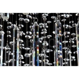 5 ライト モダン K9 クリスタル 天井ペンダント ライト 屋内 シャンデリア 照明 ランプ 器具