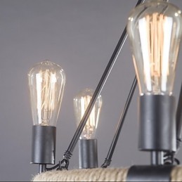 ペンダント 伝統的 クラシック 素朴なロッジ ヴィンテージ レトロ ベッド ダイニング