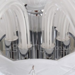 8 ライト ホワイト K9 クリスタル キャンドル スタイル シャンデリア