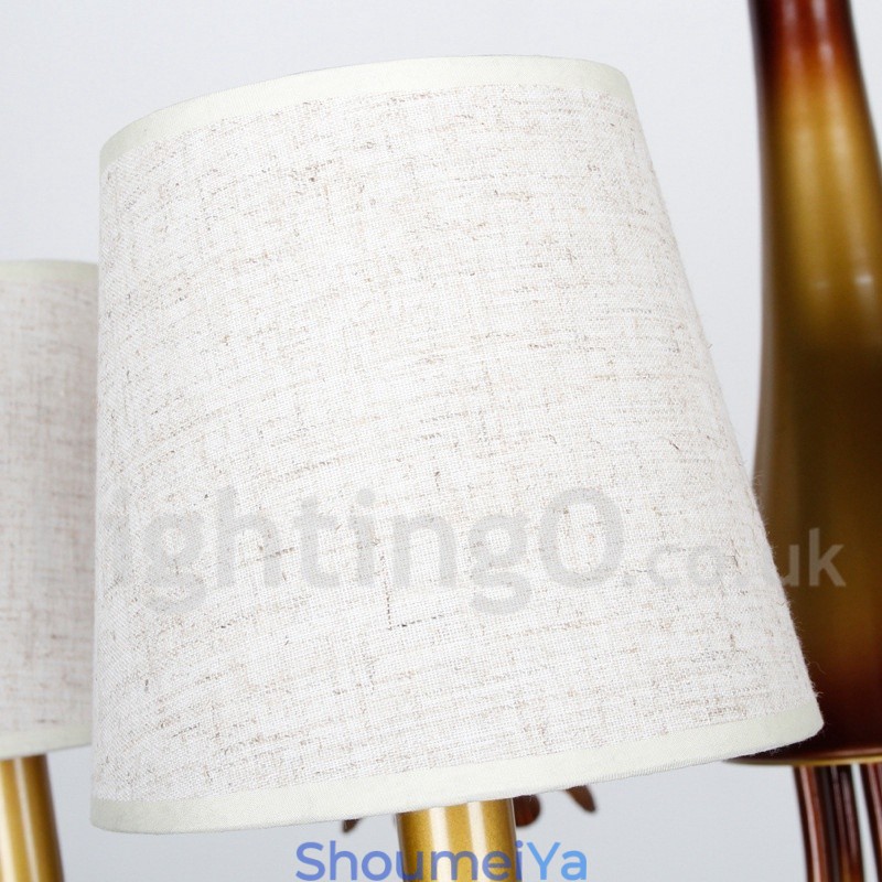 6 ライト モダン コンテンポラリー 素朴なキャンドル スタイル シャンデリア