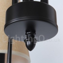 8 ライト レトロ コンテンポラリー キャンドル スタイル シャンデリア