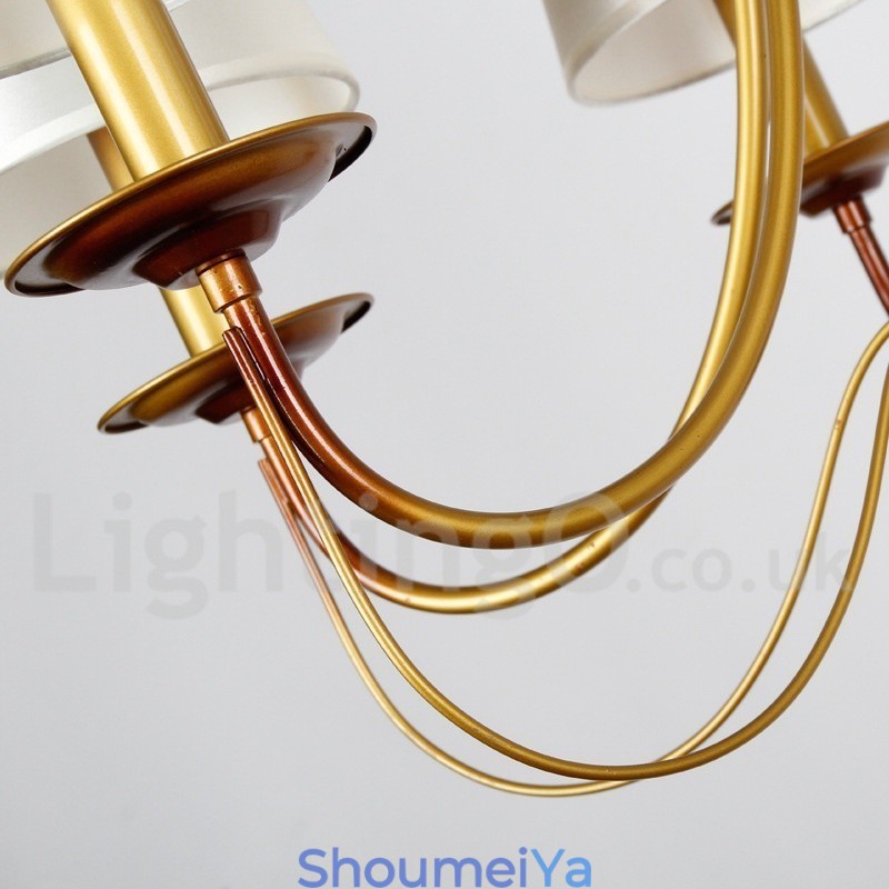 8 ライト 素朴な地中海スタイル モダン コンテンポラリー キャンドル スタイル シャンデリア