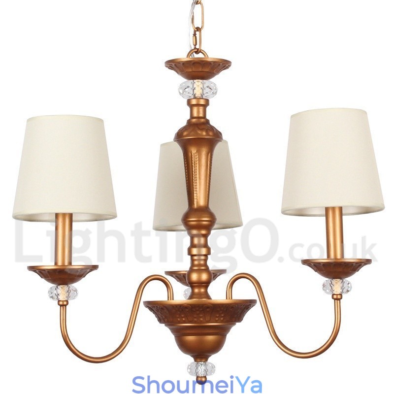 3 ライト レトロ キャンドル スタイル シャンデリア