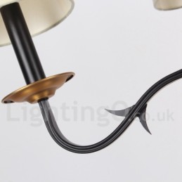 4 ライト レトロ キャンドル スタイル シャンデリア