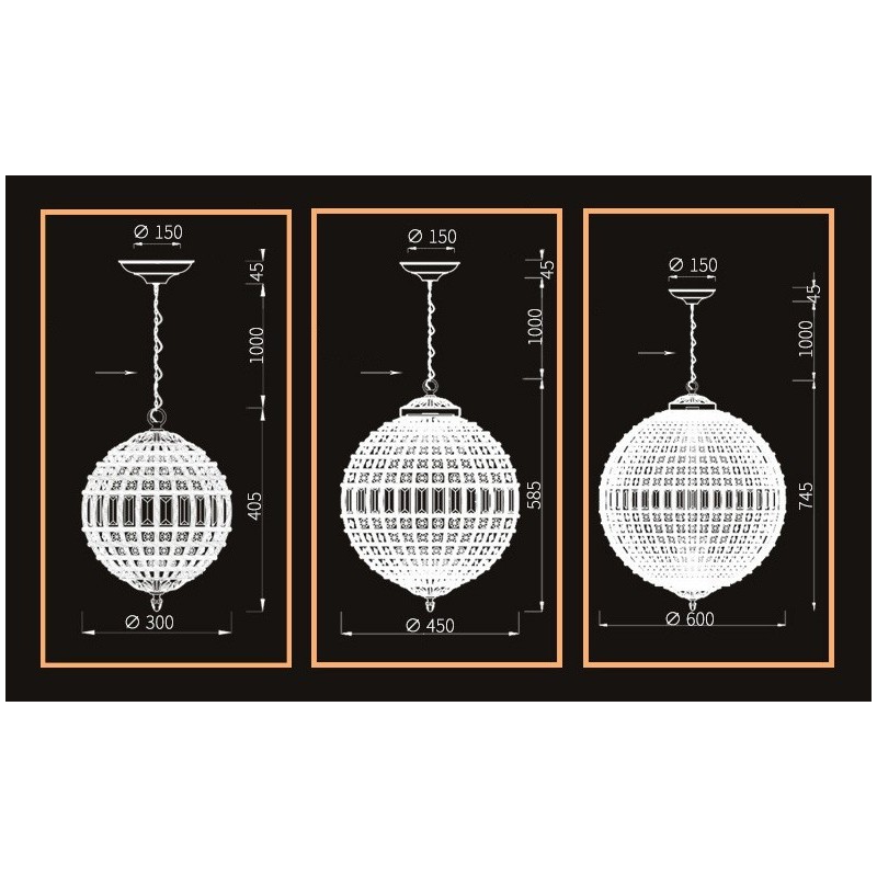 グローブモダンK9クリスタル天井ペンダントライト屋内シャンデリアドラム照明ランプ器具