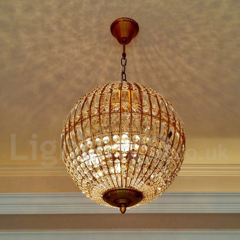グローブモダンK9クリスタル天井ペンダントライト屋内シャンデリア照明ランプ器具