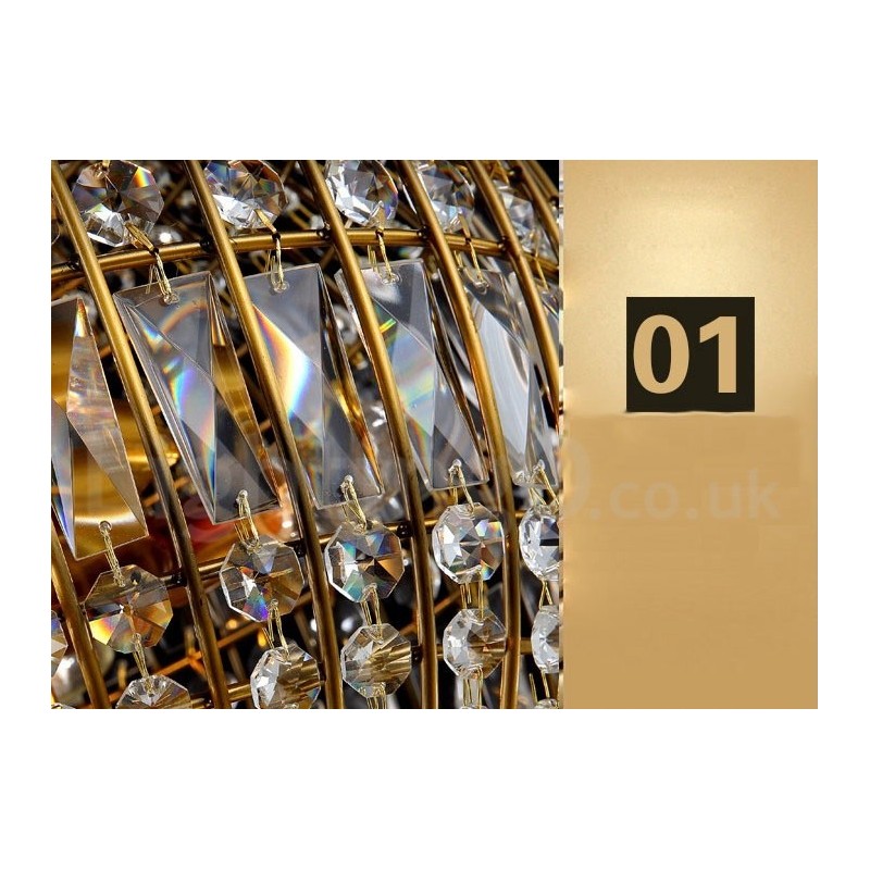 グローブモダンK9クリスタル天井ペンダントライト屋内シャンデリア照明ランプ器具