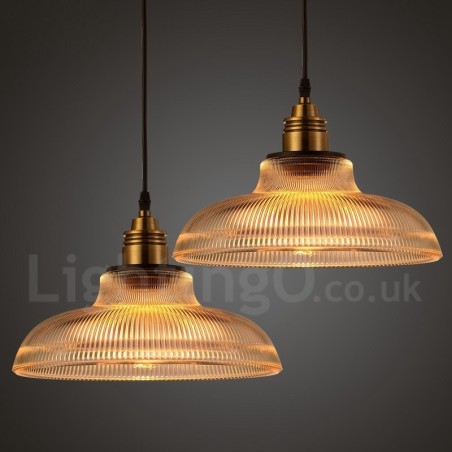 1灯ヴィンテージガラスペンダントライト