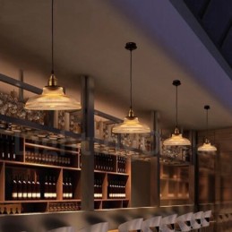 1灯ヴィンテージガラスペンダントライト