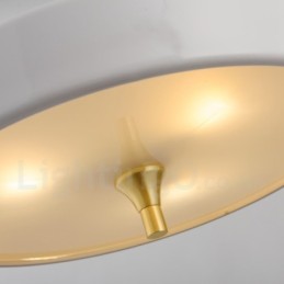 1 ライト モダン コンテンポラリー ラグジュアリー ペンダント ライト ガラス シェード付き