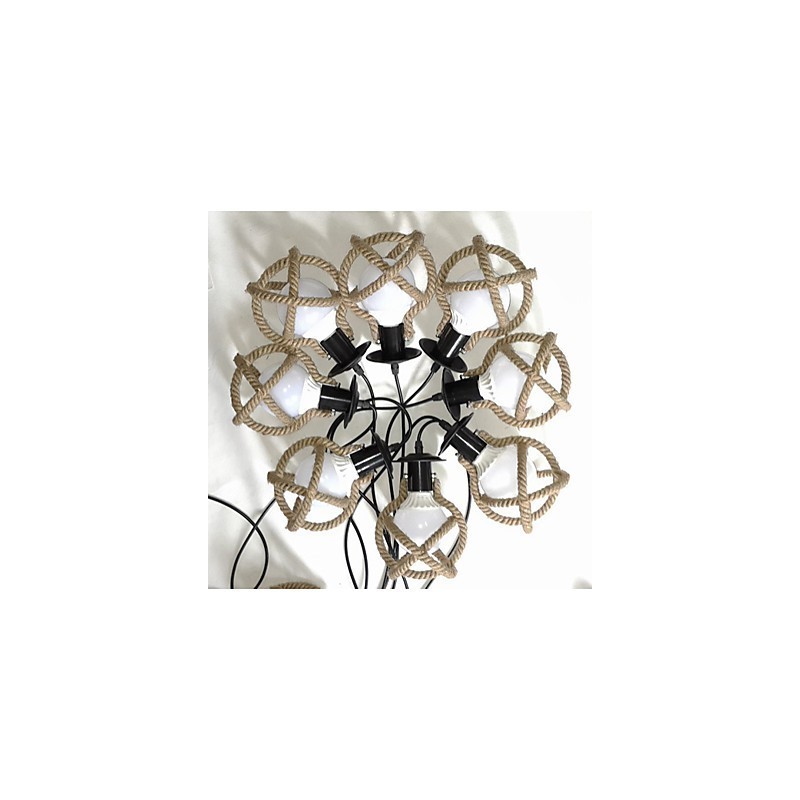 ロープランプ シャンデリア 衣類 長い クリエイティブ 天女が花を散らす。 スパイダーランプ