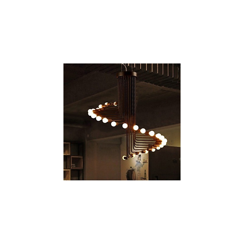 カントリー ペインティング メタル シャンデリア