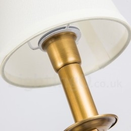 8 ライト レトロ 素朴 高級 真鍮 ペンダント ランプ シャンデリア ファブリック シェード付き