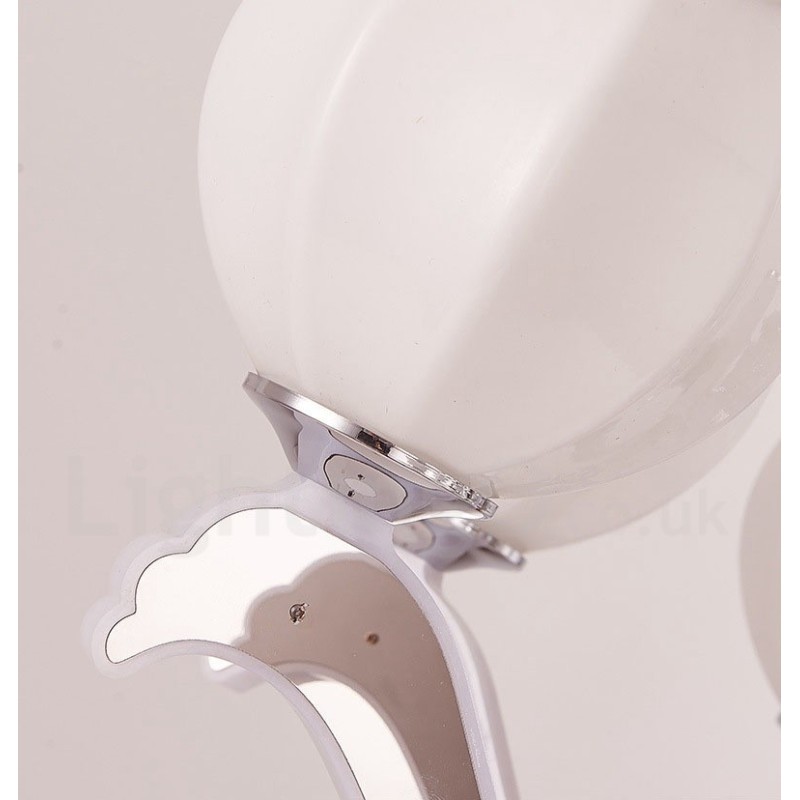 6 ライト モダン コンテンポラリー 高級ペンダント ランプ シャンデリア ガラス シェード付き