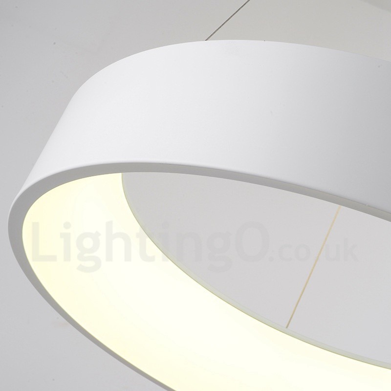 調光可能なモダンで現代的な北欧スタイルのペンダント天井ライト、リモコン付き