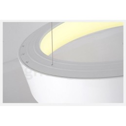 調光可能なモダンで現代的な北欧スタイルのペンダント天井ライト、リモコン付き