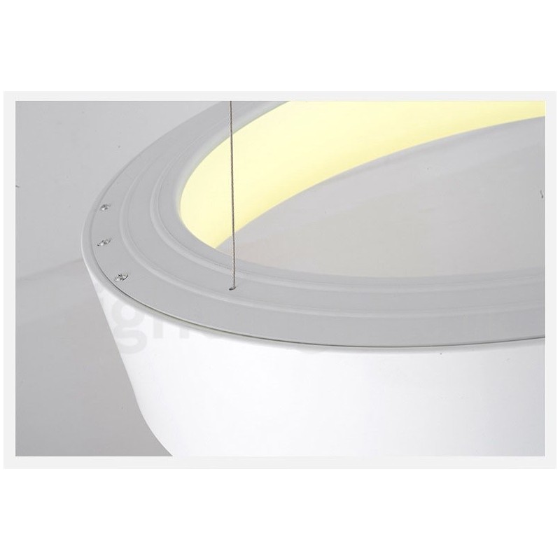 調光可能なモダンで現代的な北欧スタイルのペンダント天井ライト、リモコン付き