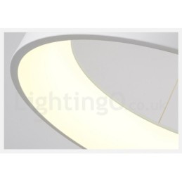 調光可能なモダンで現代的な北欧スタイルのペンダント天井ライト、リモコン付き