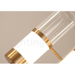 ラスティック ロッジ モダン コンテンポラリー 6 ライト スチール シャンデリア ガラス シェード付き