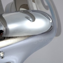 調光可能なモダンコンテンポラリー12ライトスチールシャンデリア、アクリルシェード付き