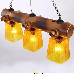 ヨーロッパ 地中海 アメリカ カントリー 竹 シャンデリア