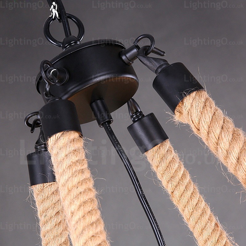 8 灯カントリー ラスティック ペンダント ライト