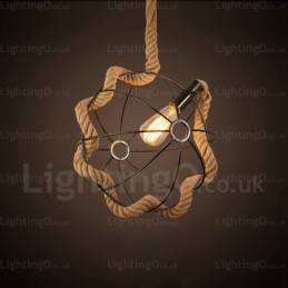 1 ライト カントリー ラスティック ヴィンテージ レトロ ペンダント ライト