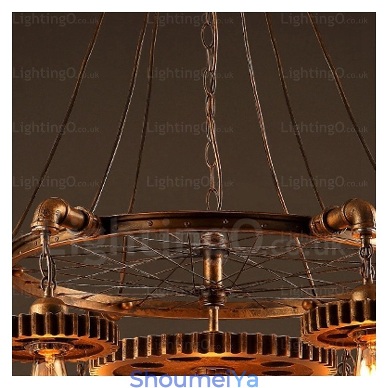 7 ライト ヴィンテージ レトロ ペンダント ライト