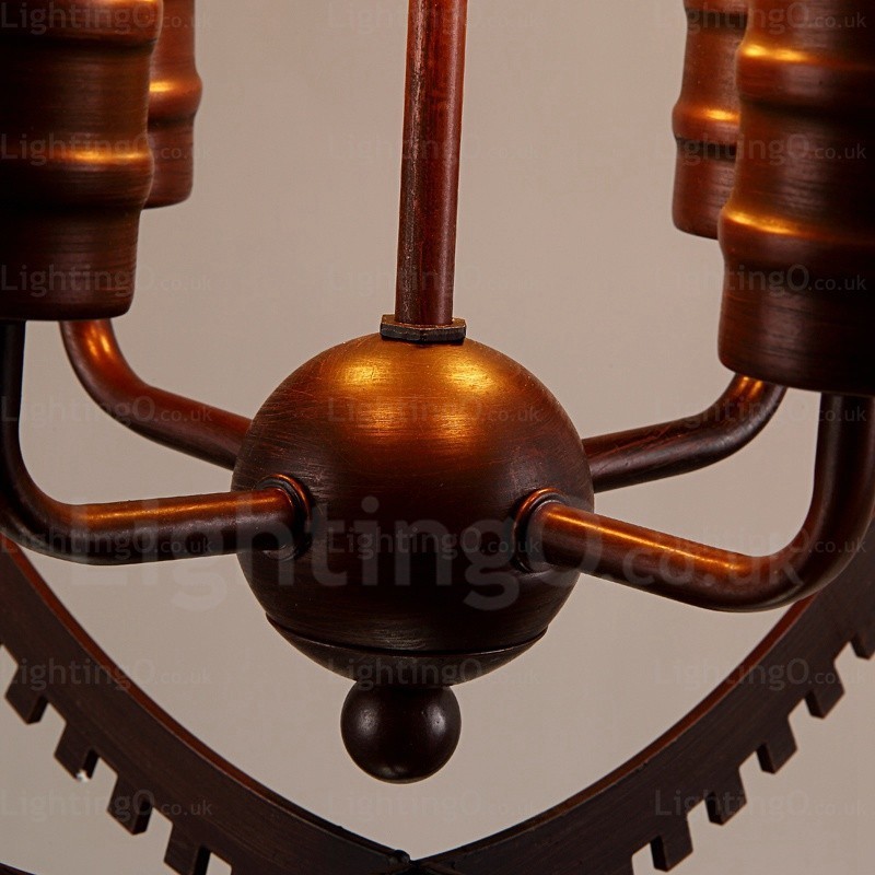 4灯ヴィンテージレトロペンダントライト