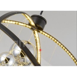 直径50CM 80CM ヴィンテージ グローブ シャンデリア ラスティカラー ペンダントライト