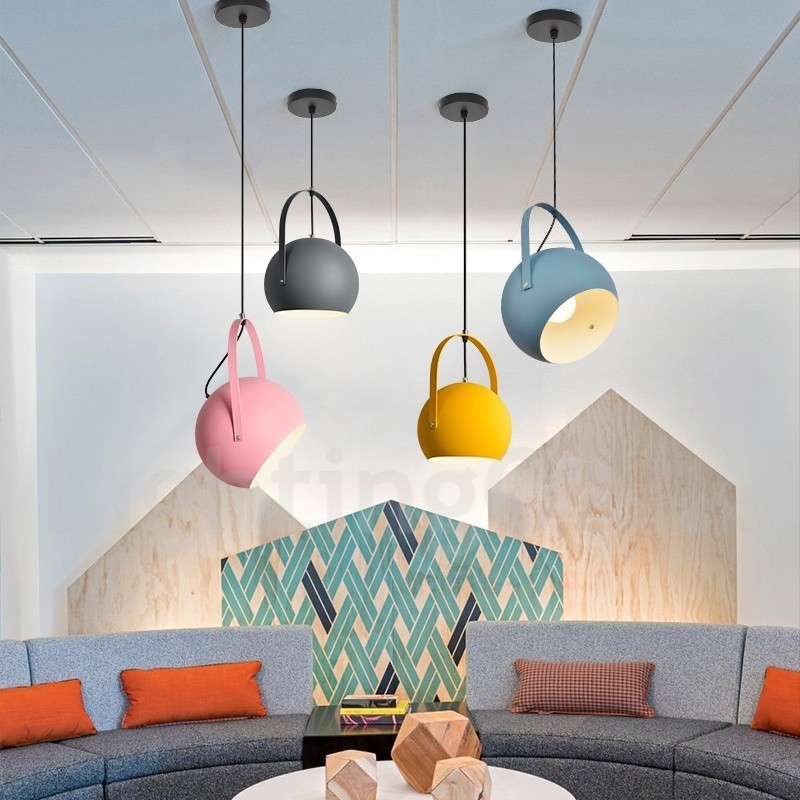 北欧スチール照明展示店舗ペンダントライト