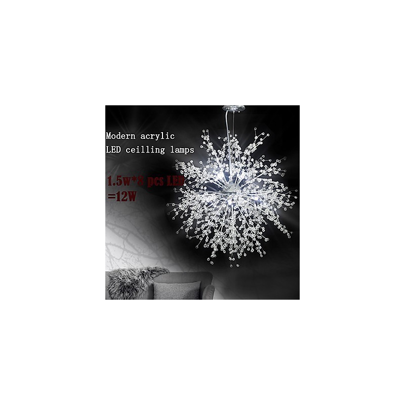 クリスタルグローブを模したシャンデリアペンダントライト