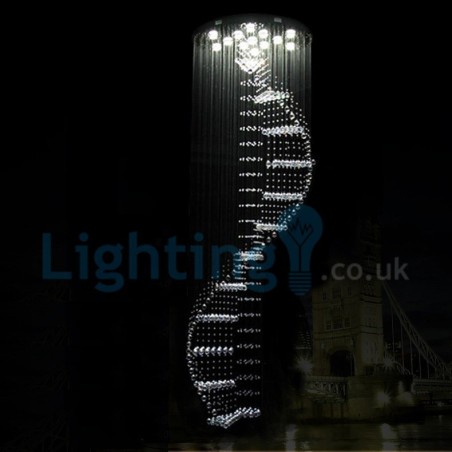 モダンコンテンポラリーシャンデリア フラッシュマウントペンダントフィクスチャ クリスタルレインドロップライト