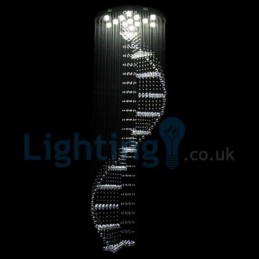 モダンコンテンポラリーシャンデリア フラッシュマウントペンダントフィクスチャ クリスタルレインドロップライト