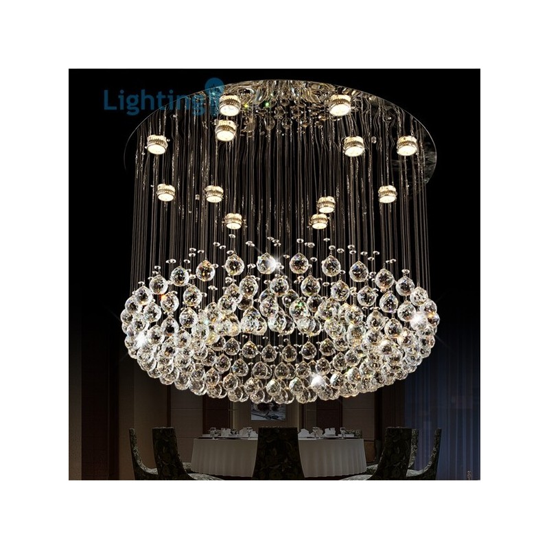 クリスタルシャンデリア モダン バードネスト ラグジュアリー デュプレックス シーリングランプ