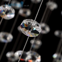 クリスタルシャンデリア モダン バードネスト ラグジュアリー デュプレックス シーリングランプ