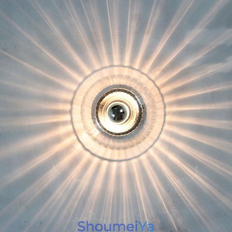 影のない電球の壁取り付け用燭台、モダンで現代的な天井照明