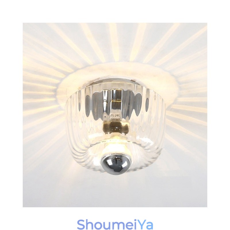 影のない電球の壁取り付け用燭台、モダンで現代的な天井照明