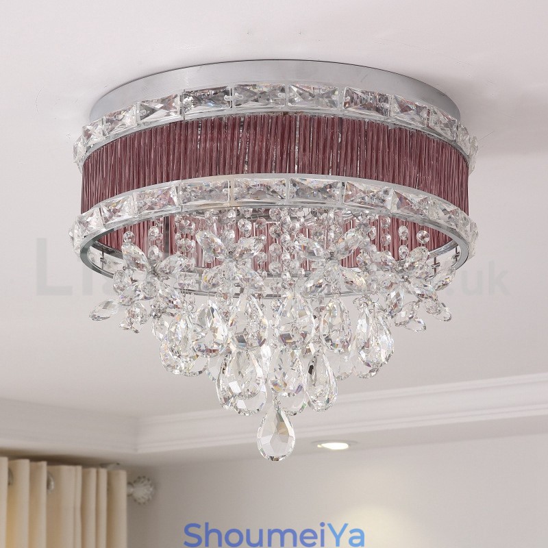 今年のモダンファッションクリスタルフラッシュマウント天井照明