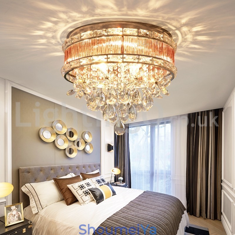 今年のモダンファッションクリスタルフラッシュマウント天井照明