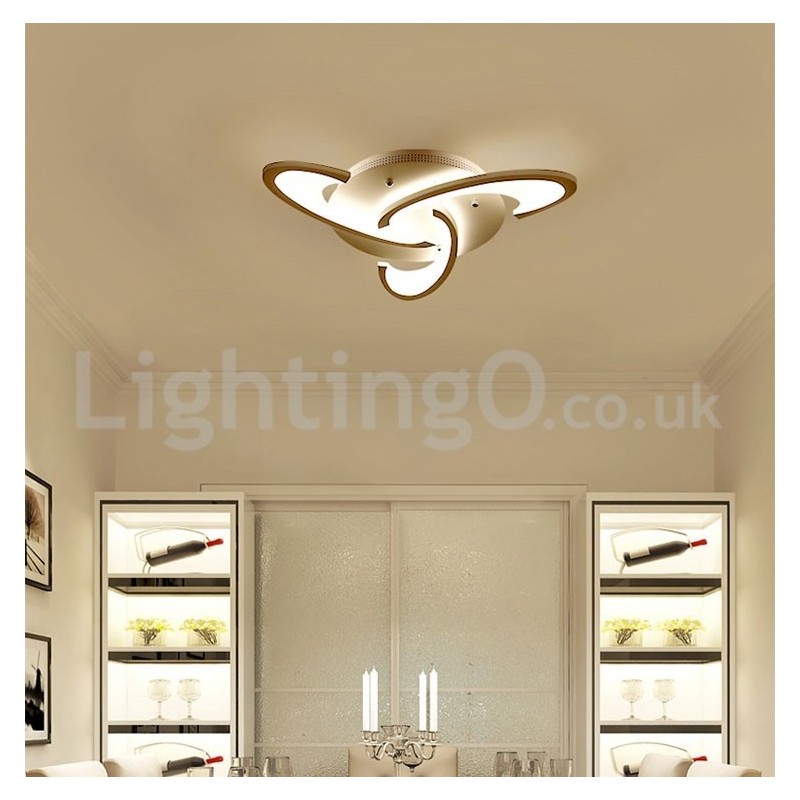 3 電球のモダンなフラッシュマウント天井照明