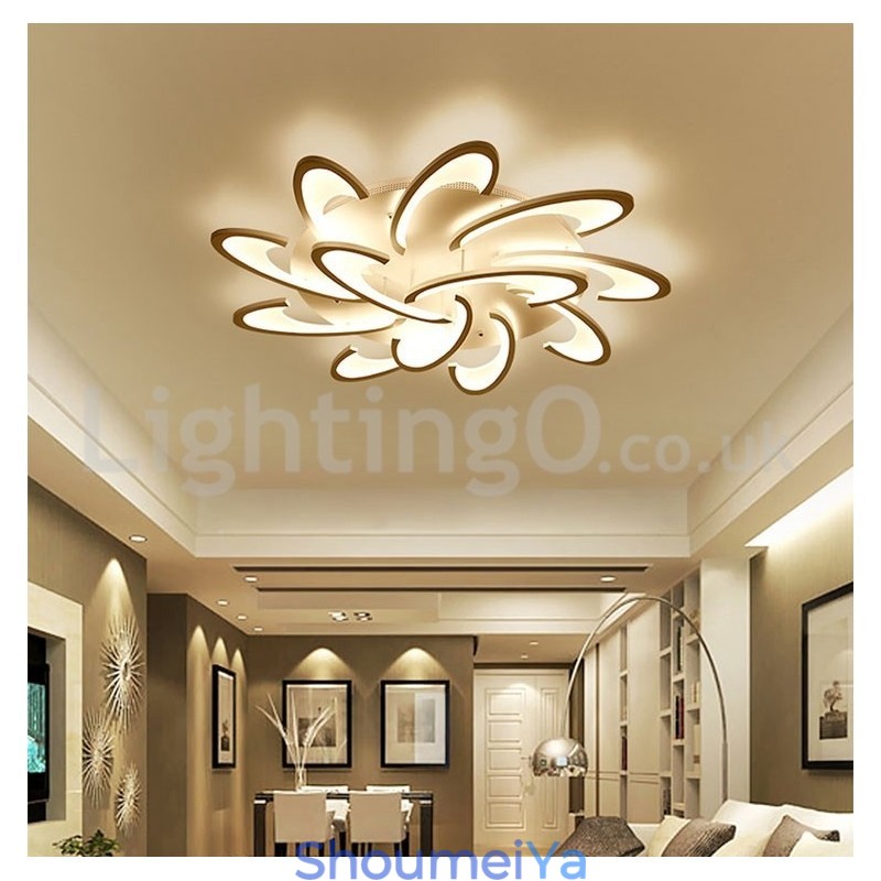 割引価格 12 個の電球付き現代的なフラッシュマウント天井照明