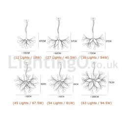 ポストモダン ホタル シャンデリア