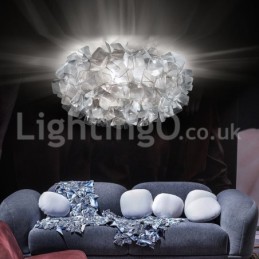 モダンな光源 3 色切り替え式フラッシュマウント天井照明