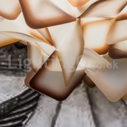 モダンな光源 3 色切り替え式フラッシュマウント天井照明